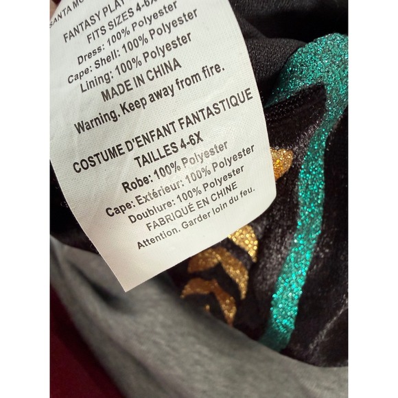 Disney Frozen Anna Costume with attached cape - Picture 3 of 8